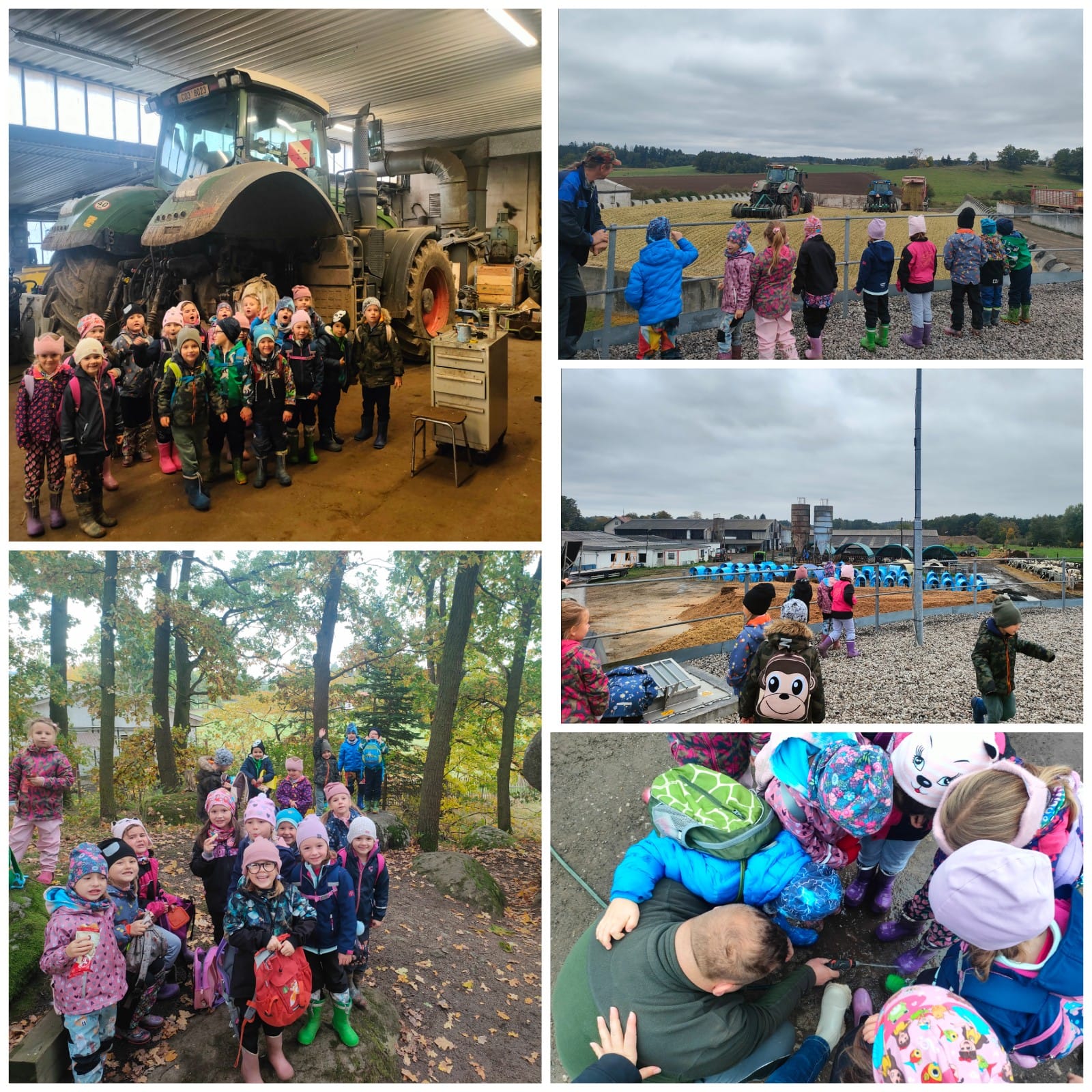 Výlet za kravičkami a zemědělskou technikou 