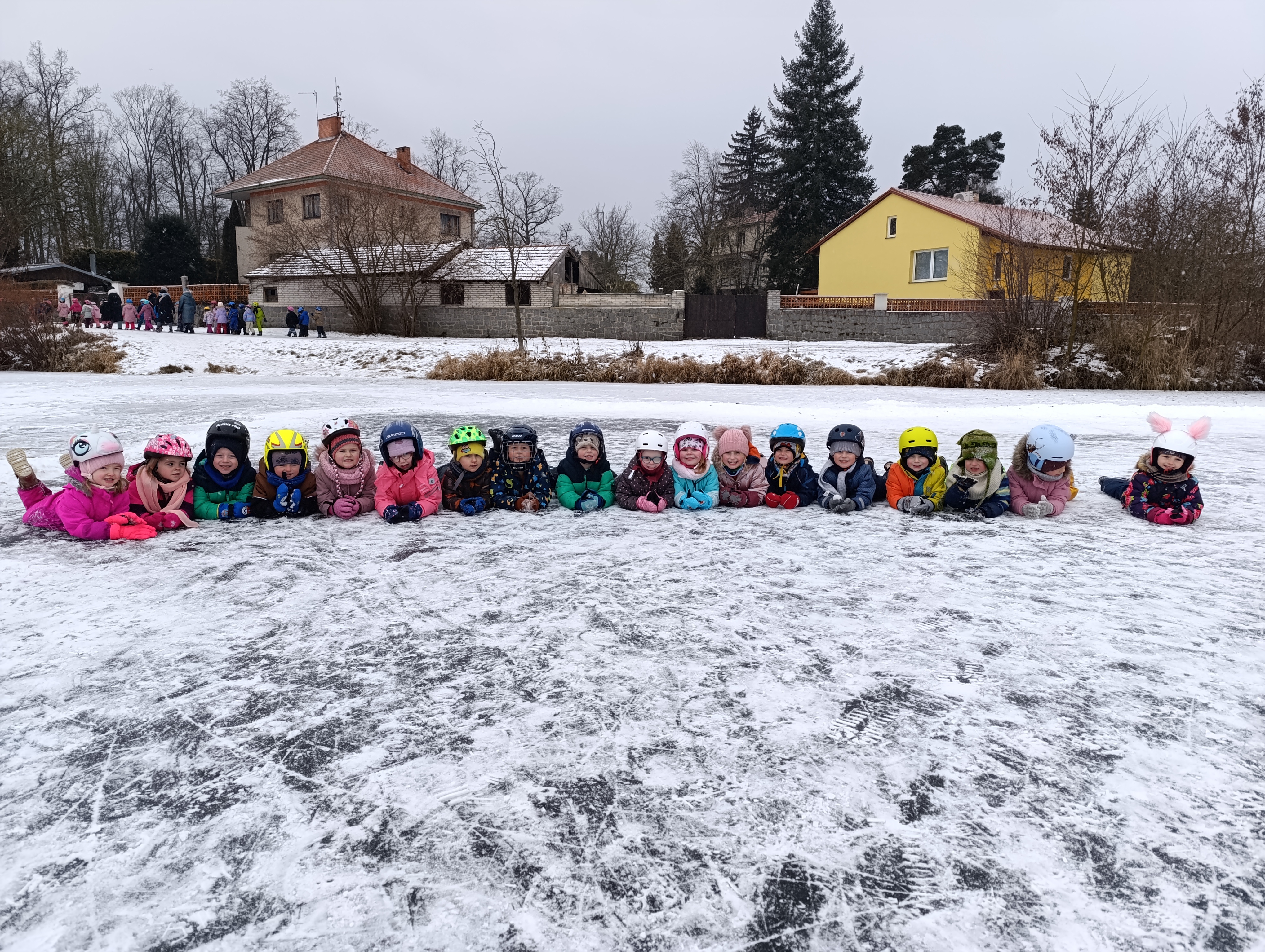 Sovičky si na ledu jezdí jako po medu